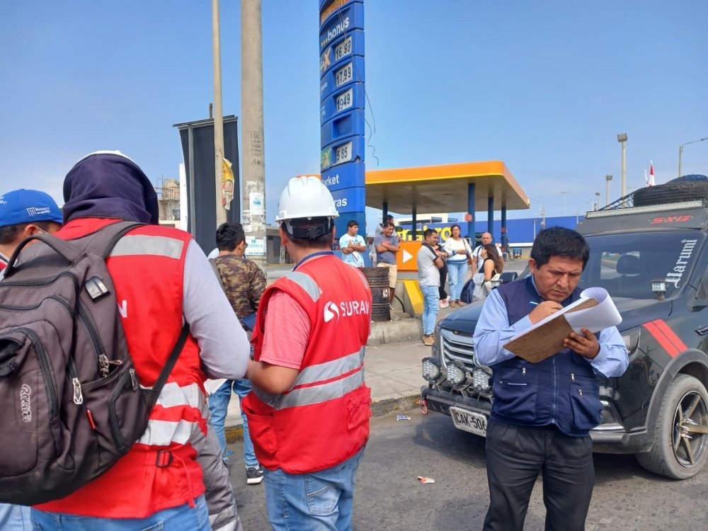 Sutran realiza operativos contra vehículos informales en los exteriores del terminal terrestre "El Chimbador"