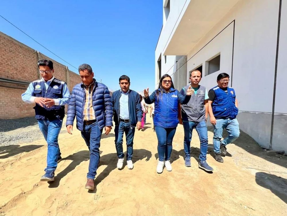 Vicegobernadora participa en visita técnica para la culminación del Hospital en el Distrito de Nepeña