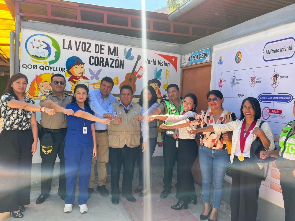 Diresa Áncash y  ONG World Visión  inauguran el programa "La voz de mi corazón" en el centro de centro salud mental comunitario de Caraz