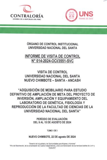 Contraloría alerta riesgos en adquisición de mobiliario para Facultad de Ciencias de la UNS