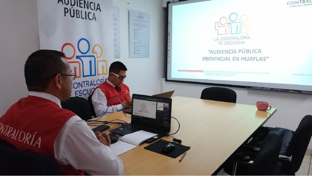 Contraloría realizará audiencia pública virtual en las provincias de Corongo y Sihuas