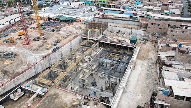 Áncash: obras del Hospital El Progreso avanza a paso firme